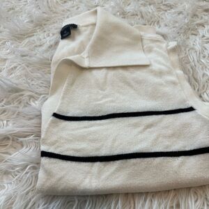Stripped sleeveless vest top
